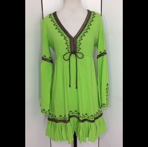 Moda International for VC secret embroidered dress